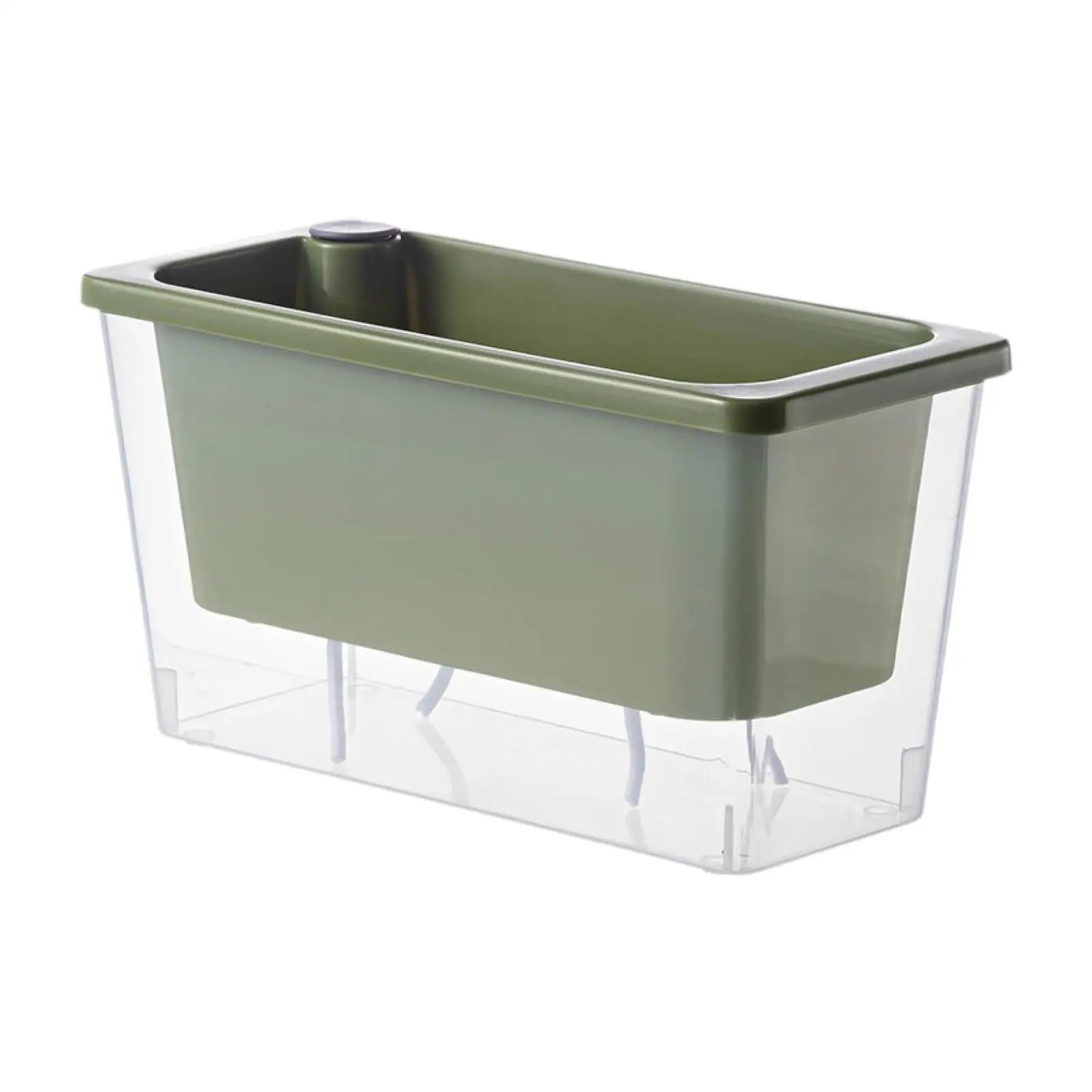 Balcony Self Watering Planter Flowerpot Indoor Succulent Hydroponic Plants Window Planter Box Bottom Home Indoor Lazy Flower Pot