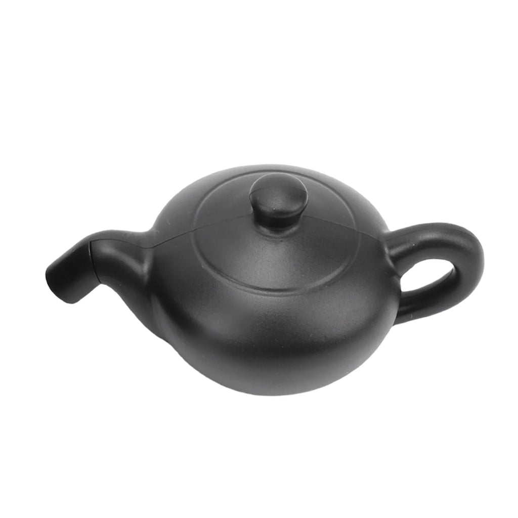 Floating Teapot Water Fountain Ornament Indoor Tabletop Waterfall Decoration with LED Light Stones Home Office Table Decor