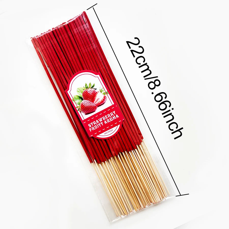 6 types of 150pcs handmade bamboo stick incense, long-lasting fragrance, suitable for home, office relaxation/meditation/yoga