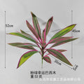 52cm Artificial Green Plant Potted Simulation Foliage for Home Decoration Living Room Table Desktop Green Leaves Interior