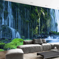 Waterfall Landscape Custom 3D Photo Wallpaper Natural Scenery Wall Murals Decals Home Decor Wallpaper Roll For Bedroom Walls