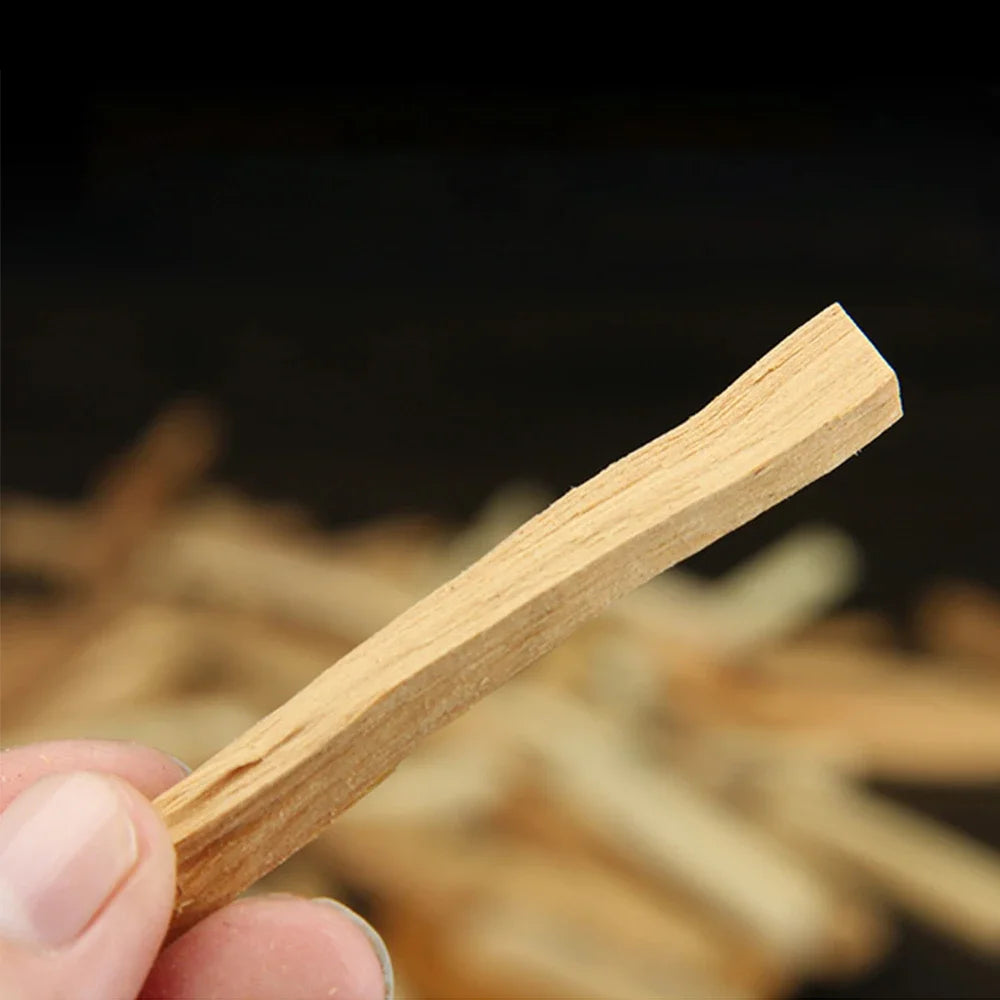 Natural Wood Incense Sticks 1Bag 50g Sandalwood Wild Harvested for Purifying Cleansing Healing Meditation and Stress Relief
