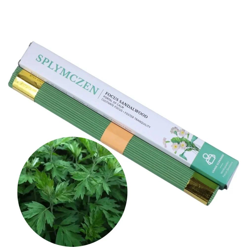 Natural Sandalwood Incense Sticks for Home | Calming Meditation, Yoga, Prayer, Blessing Ceremony, Buddha Worship |  Long-Lasting