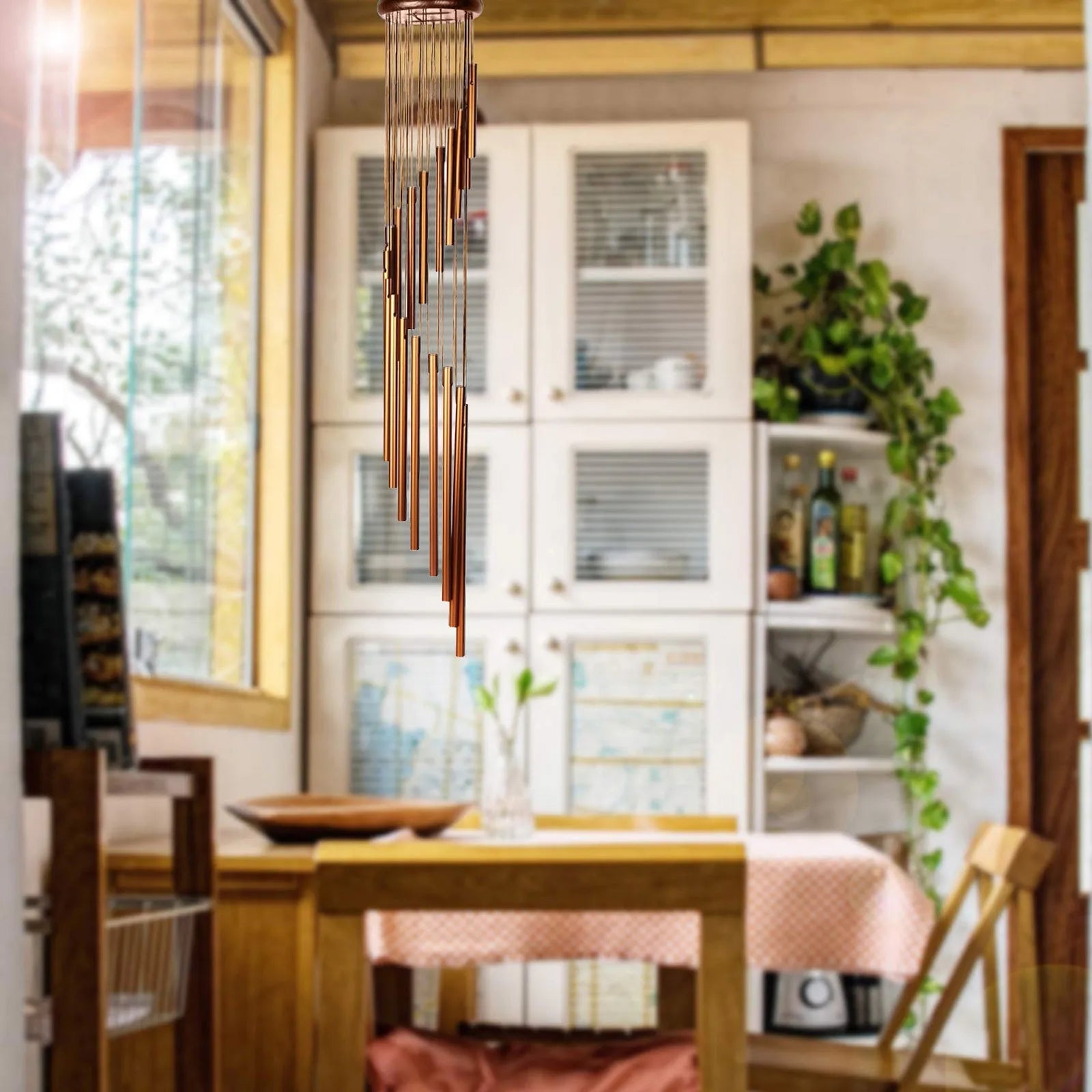 1pc Wind Chime Large Bells Wind Chimes Chapel Home Decor For Garden Outdoor Decoration Decor Gifts Yard Hanging Decor