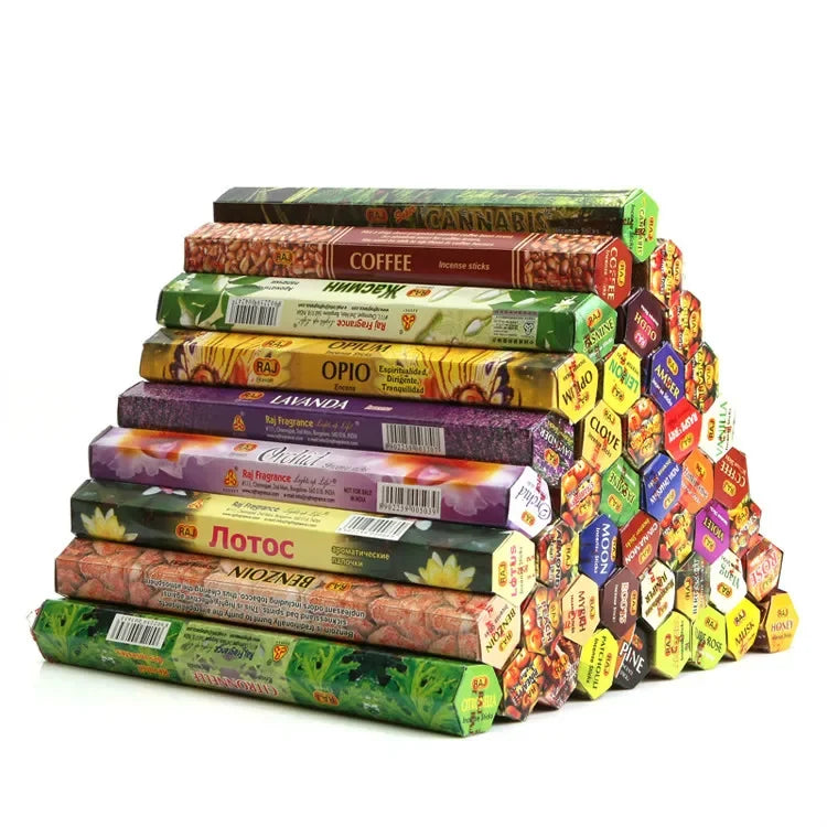 Y 20 Sticks Sandalwood India Incenses Natural Palo Santo Sage Indian Incense Stick Lavender Lotus Rose Line Tibetan Aromatherapy