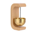 Japanese Wooden Wind Chime Doorbell, Wireless Entrance Bell, Hanging Decorative Wind Bell for Home Opening