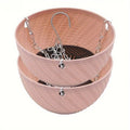 2pcsHanging Flower Pots and Hanging Pots on Outdoor Garden Balconies. Suitable for Indoor and Outdoor Green Plants