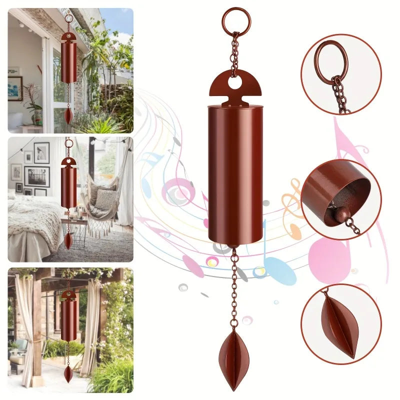 Hanging Wind Chime Garden Wind Carillon Outdoor Feng Shui Japanese Style Wind Bell Decoration Rustic Farm Kids Home Room Decor