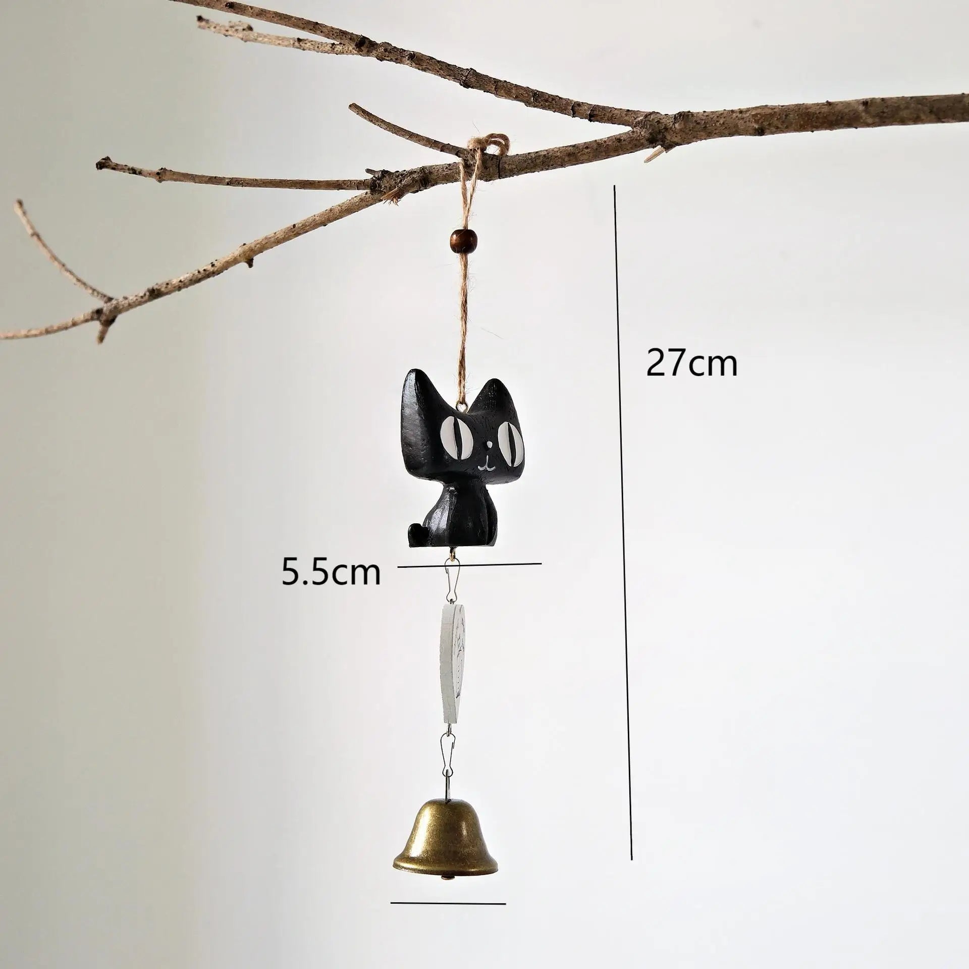 Cartoon Totoro Wind Chime  Resin Hanging Bell Creative Home Decor Wall Ornament Household Goods