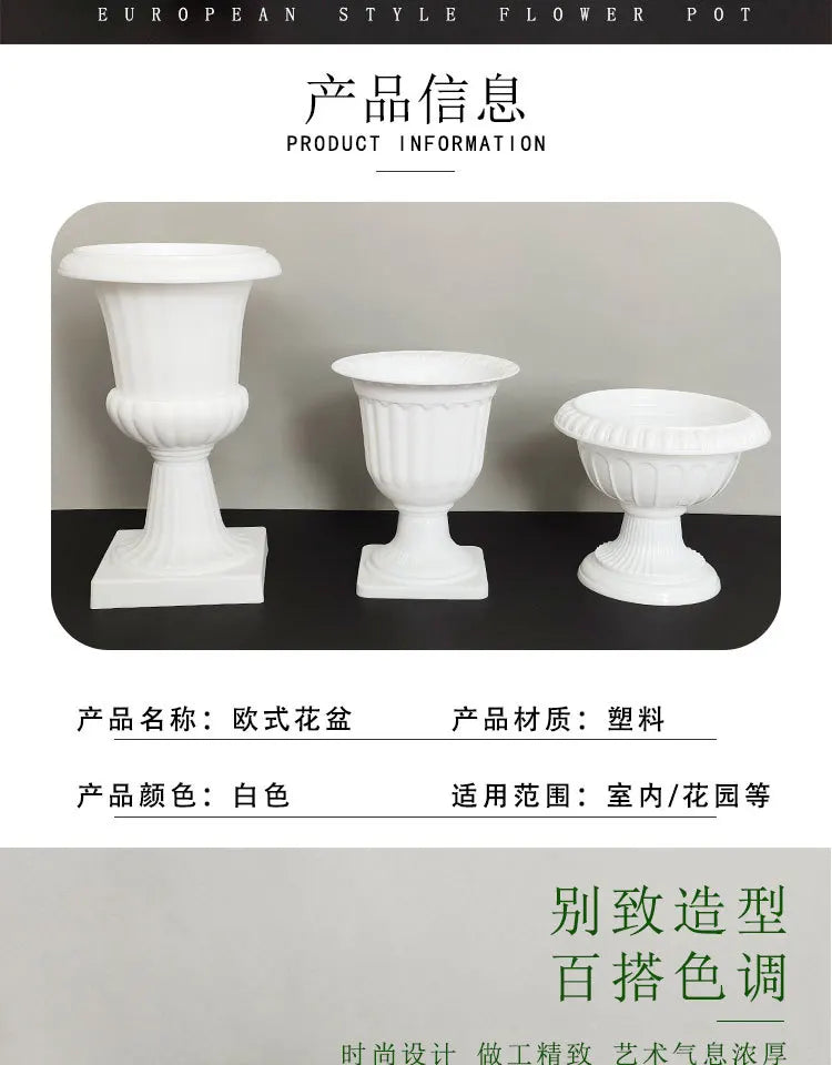 Plastic Succulent Pot, Nordic Minimalist Mini Planter for Desktop, Trending Indoor Flower Container