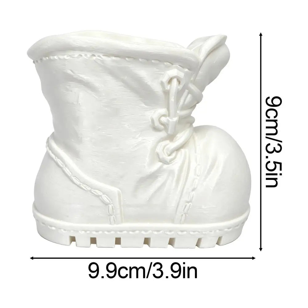 Flower Pots For Indoor Plants Boot Shaped Container Flowerpot Planter Windowsill Garden Pots For Desks Bookshelves Windowsills