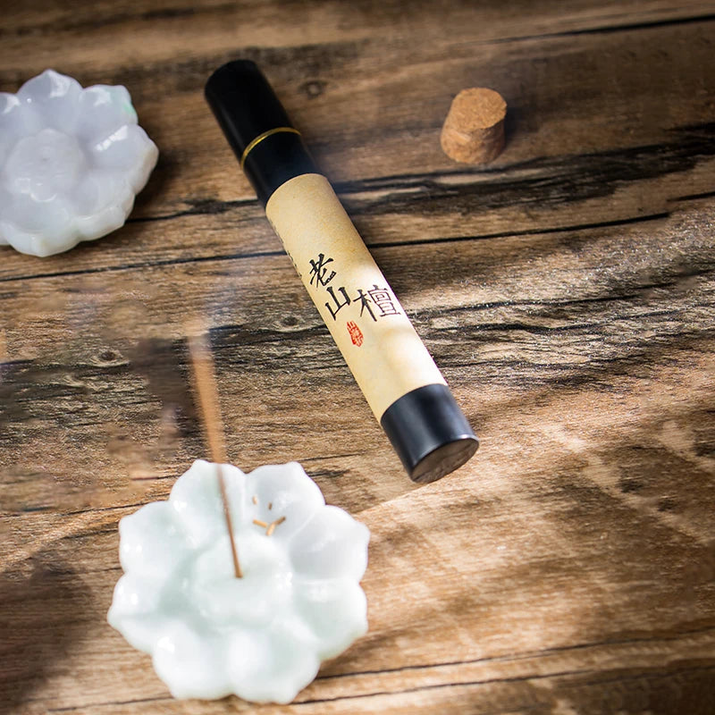 Incense Natural Sandalwood 10CM Home Meditation Purification Stick Purified Air Office Tea Indoor Ceremony Buddha 25Pcs/Box