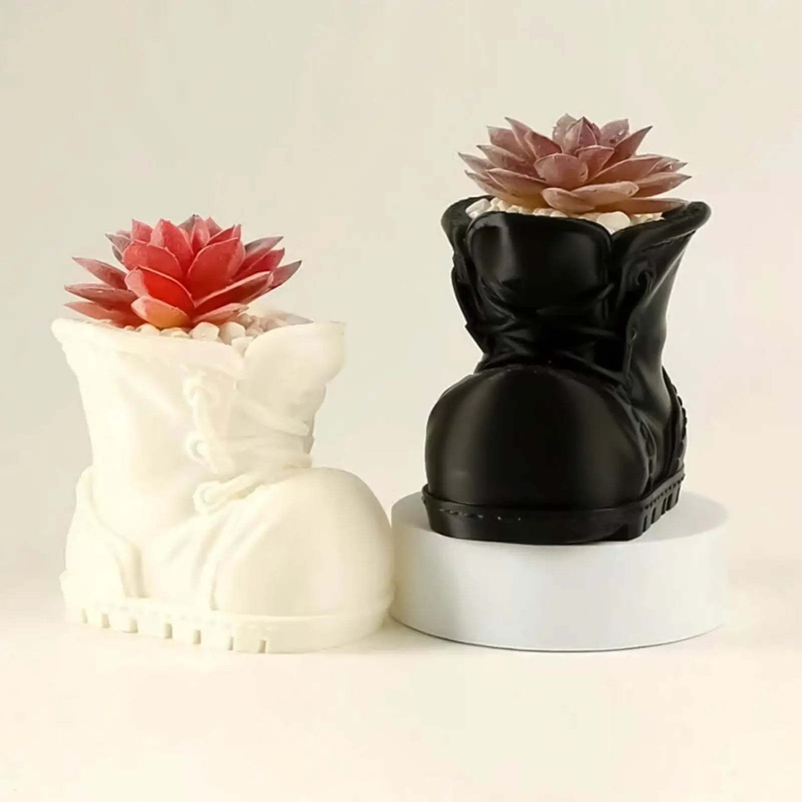 Flower Pots For Indoor Plants Boot Shaped Container Flowerpot Planter Windowsill Garden Pots For Desks Bookshelves Windowsills