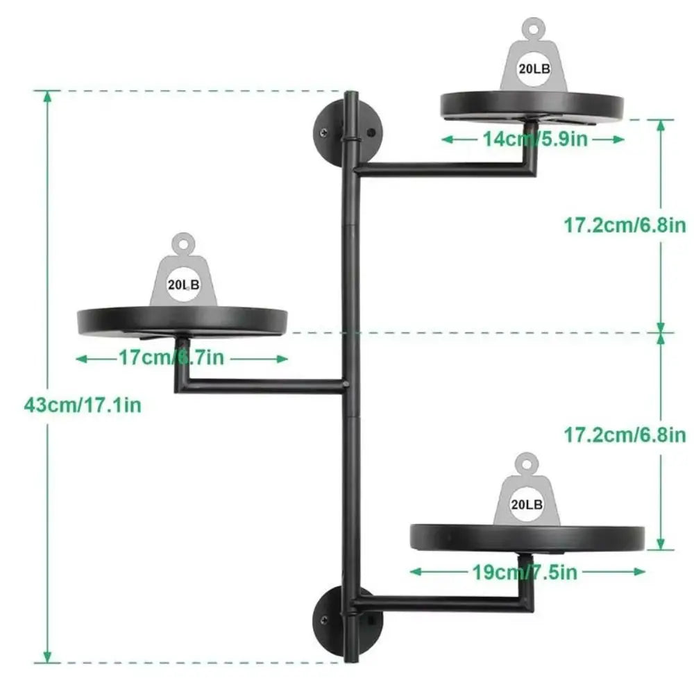 Green Plant Potted Rotating window plant stand Waterproof Simple Three layers of plant support Creative Indoor plant shelf Home