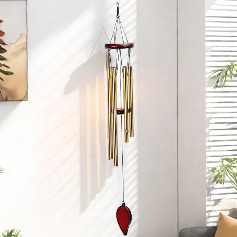 Auspicious Wind Chime，6Bell Pendant for Hanging，Used for home decoration。The sound is clear and elegant，Suitable for both indoor