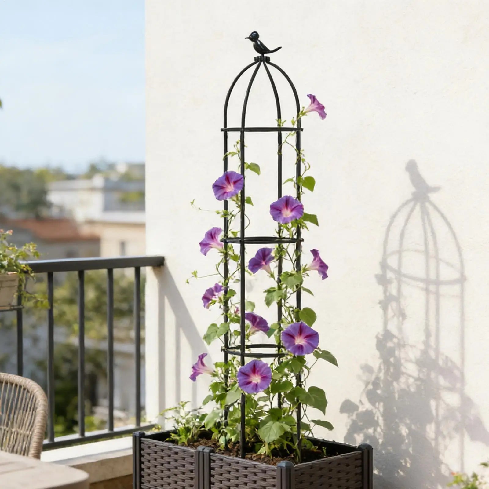 Plant Trellis Outdoor Decorative Frame Supports Plant Stakes for Indoor for Outdoor Indoor Rose Clematis Vegetable Fruit