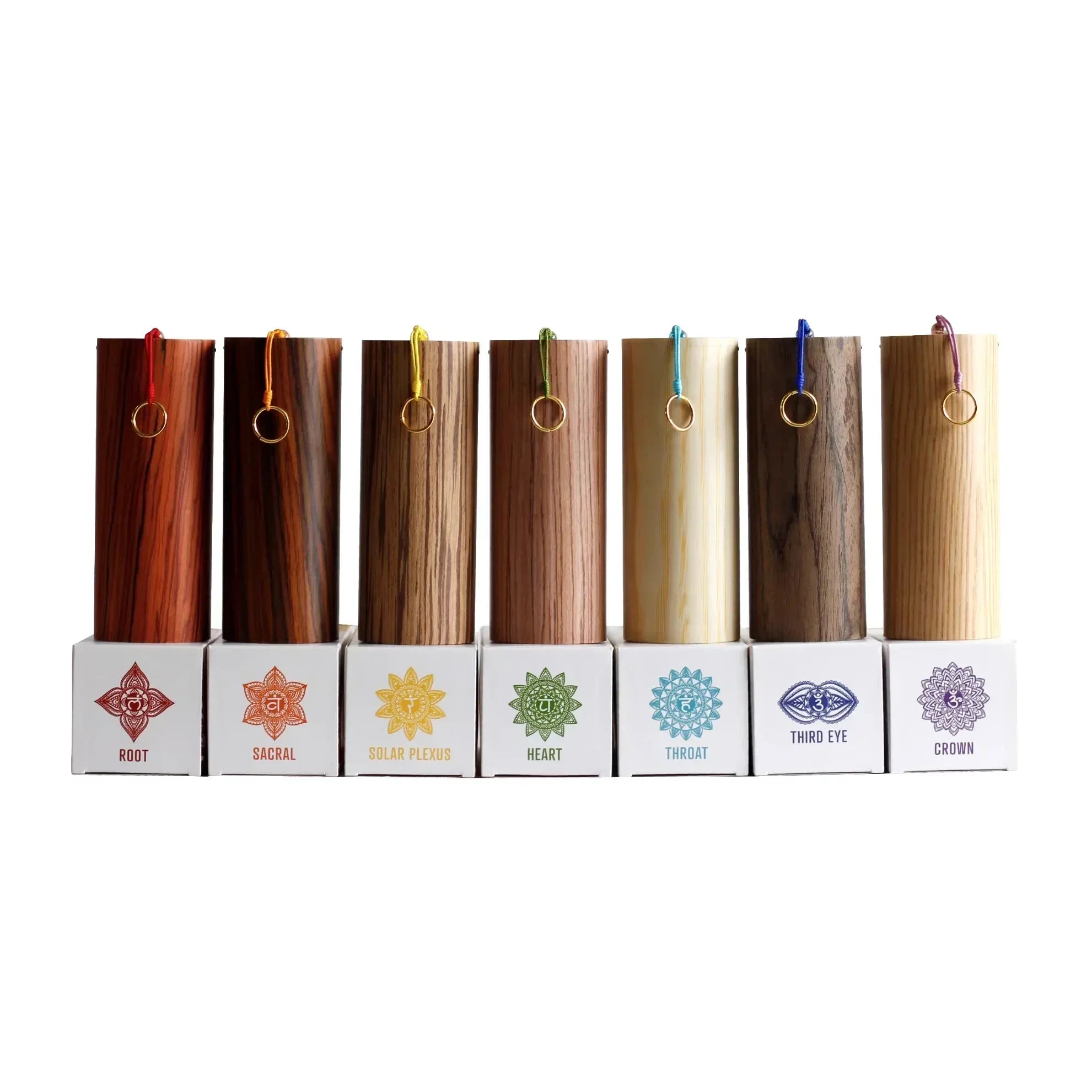 Meditation Wood Wind Chimes Landscape Sound Bell Wall Mounted Relax Chord Wind Chime Musical Instruments Sounds Accessories