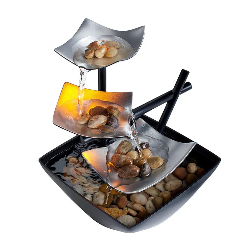 Water Decoration Tabletop Fountain Crafts Office Water Fountain Feng Shui Decoration Home Accessories