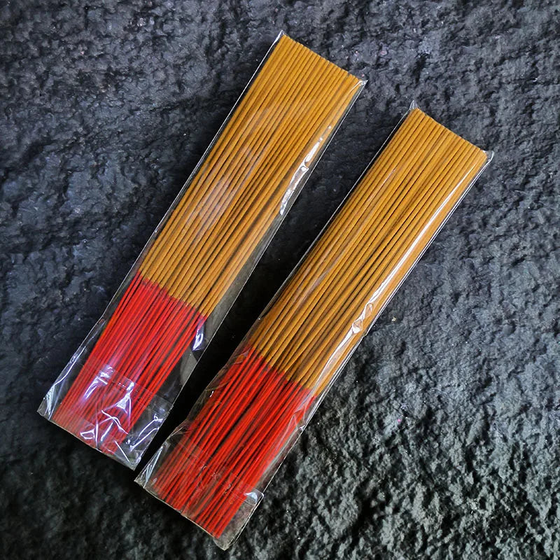 100 Pieces/lot Natural Incense Sticks 25/32.5cm Smokeless and Tasteless DIY Joss Stick Incense Bring Wealth and Fortune