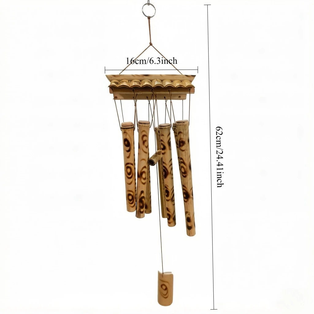 Wind Chime Handmade Garden Decoration Suitable for Porch, Patio, Outdoor Relaxing and Soothing Wind Chime for Home, Office, Temp
