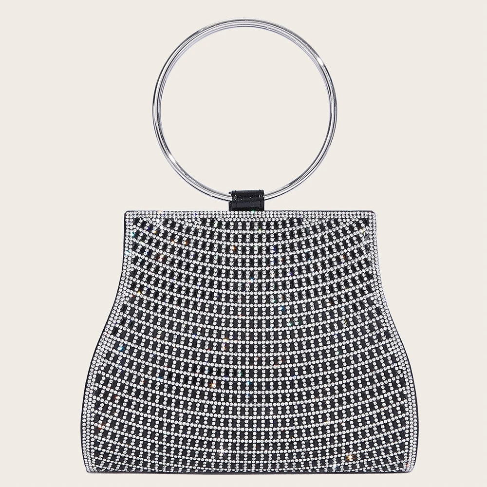 Women's Diamond Handbags Rhinestones Evening Bags Bridal Stones Clutch Purse Lady Clutches Bags Party Wedding Evening Bag Female