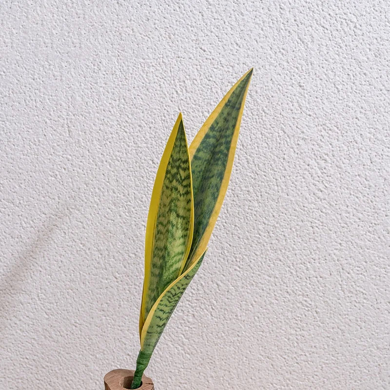 No Watering Required Artificial Snake Plant Indoor Decoration Easy Setup Long-Lasting Quality Sturdy Materials