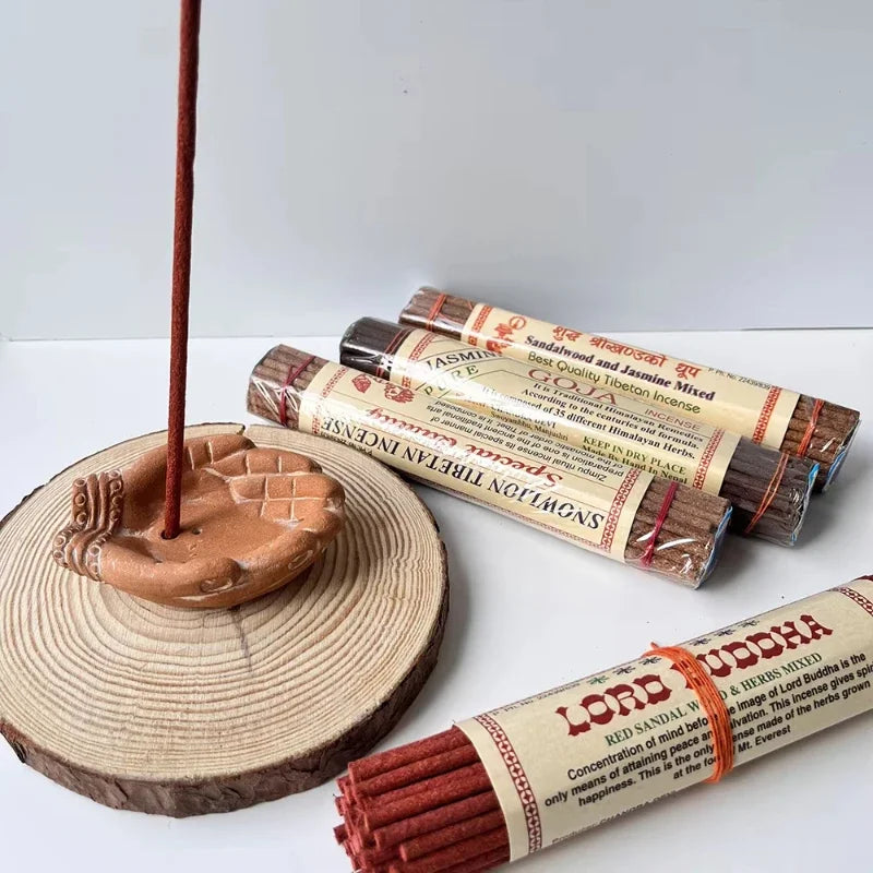44PCS Authentic Tibetan Incense Sticks Aromatic Incense for Positive Energy Palo Santo Incense Sticks for Spiritual Cleansing