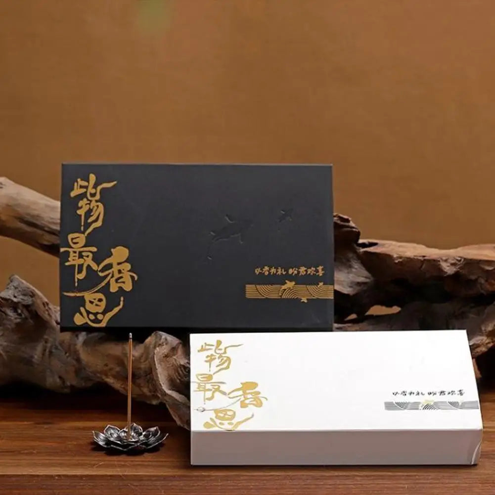 Chinese 12 kinds of scented Incense Stick Gift Box Set natural linear Aromatherapy For Home Indoor Yoga Zen Meditation Soothing