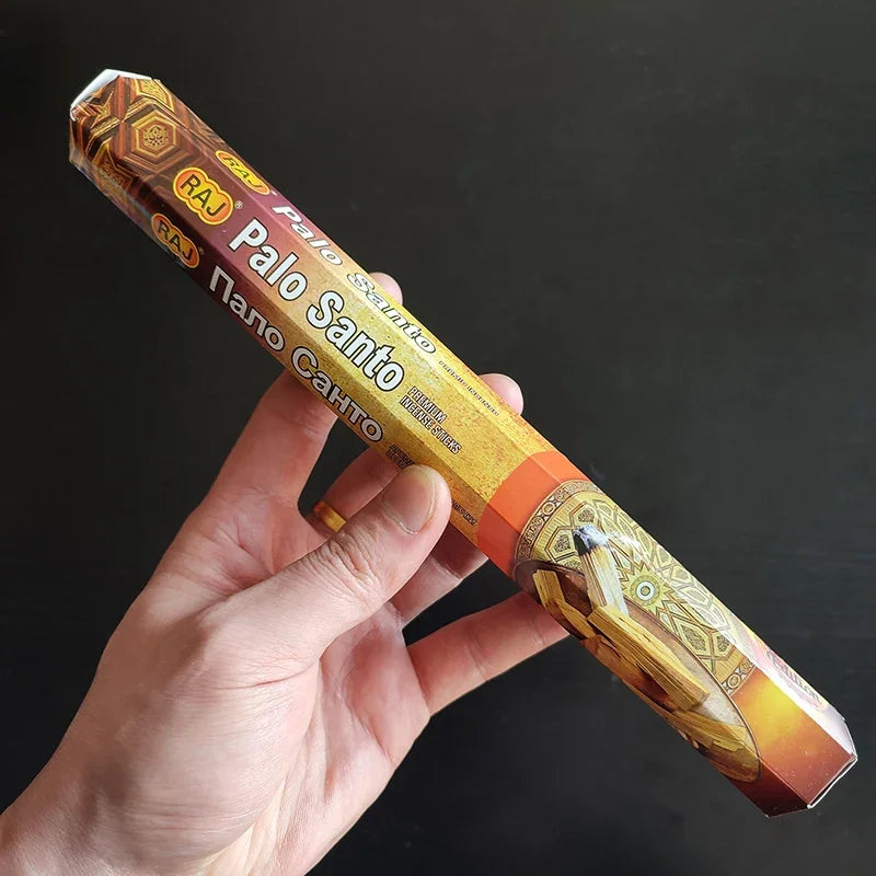 Y 20 Sticks Sandalwood India Incenses Natural Palo Santo Sage Indian Incense Stick Lavender Lotus Rose Line Tibetan Aromatherapy