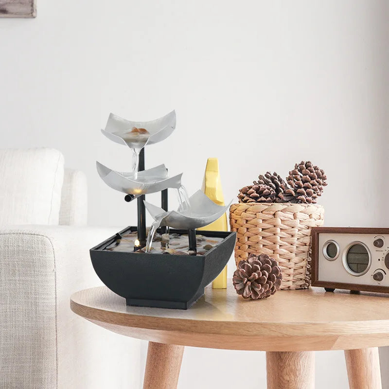 Water Decoration Tabletop Fountain Crafts Office Water Fountain Feng Shui Decoration Home Accessories