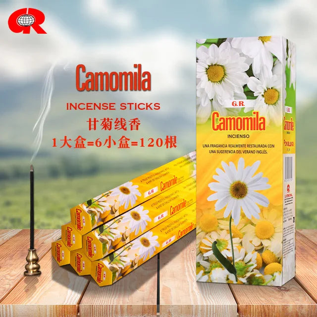T68 20 Sticks Fragrances India Incense Stick Handmade Aromatherapy Sticks Sandalwood Lavender Meditation Incenses