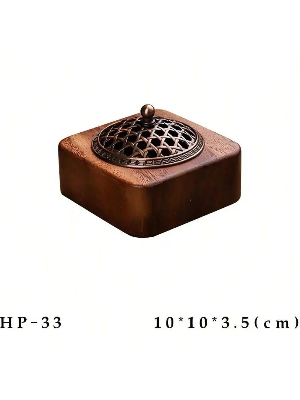 Solid Wood Pan Incense Burner, Indoor Aromatherapy Burner With Sandalwood Incense, Tea Ceremony ,prayer rooms, yoga Decoration