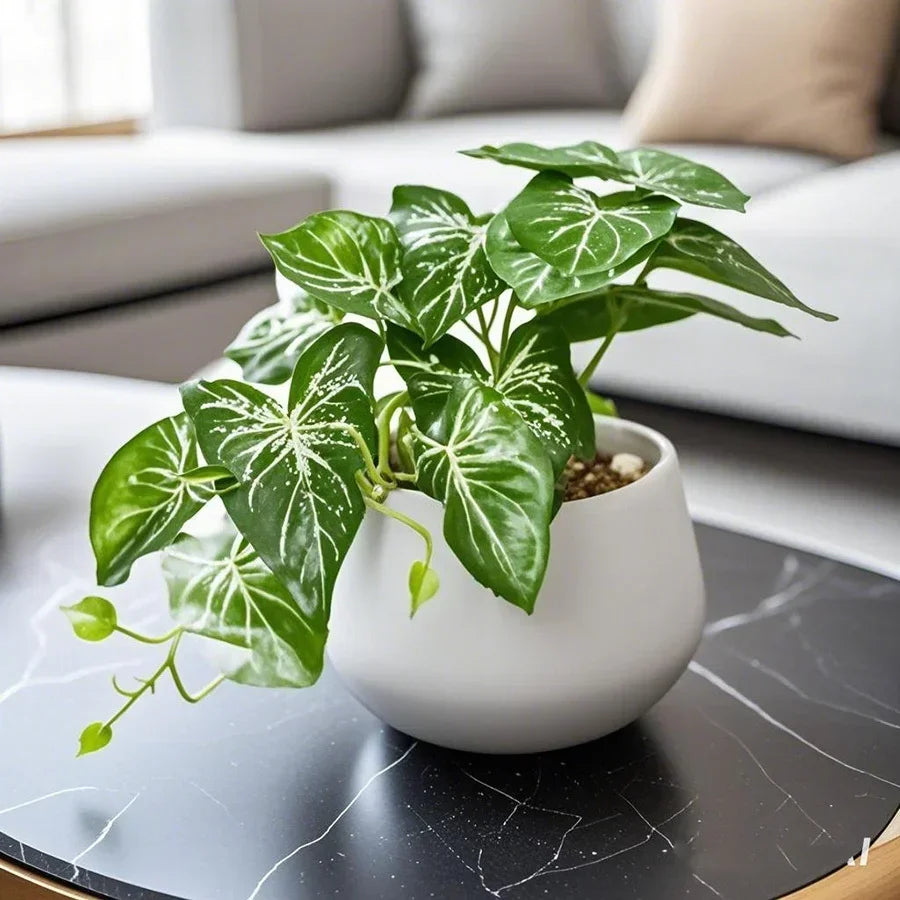 Top Quality Artificial Green Potted Plants for Daily Home Decor Ideal for Windowsills And Desktops
