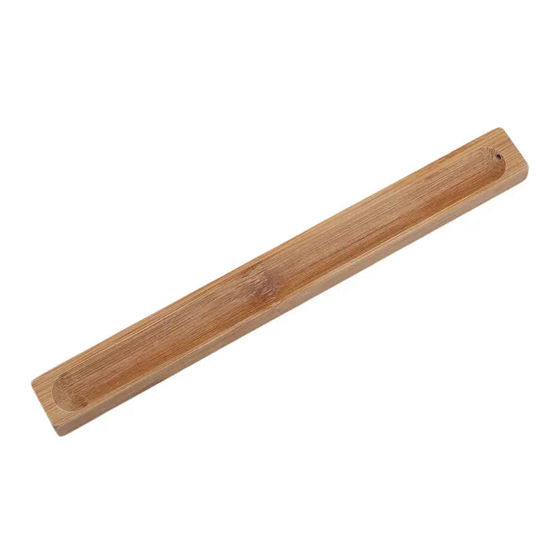 Useful Bamboo Material Stick Plate Incense Holder Fragrant Ware Stick Incense Burner Bamboo Line Incense Burner High Quality