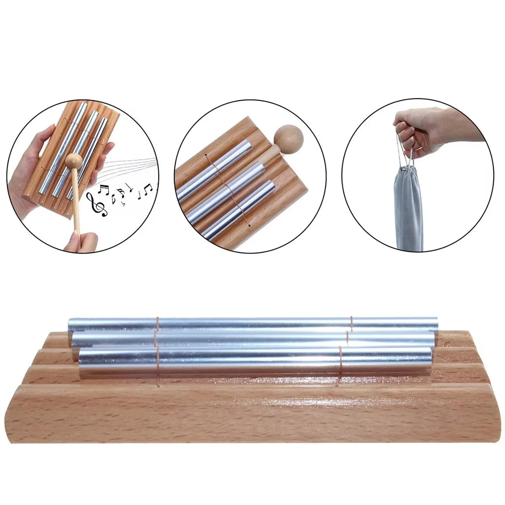 Meditation Chimes 1Phoneme The Original Guaranteed Musically Tuned Wind Zenergy Hand Chime for Classrooms Meditation Mindfulness
