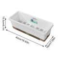 Self-watering planter for indoor and balcony vegetable growing, Suitable for cuttings, seedlings, herbs, African violets