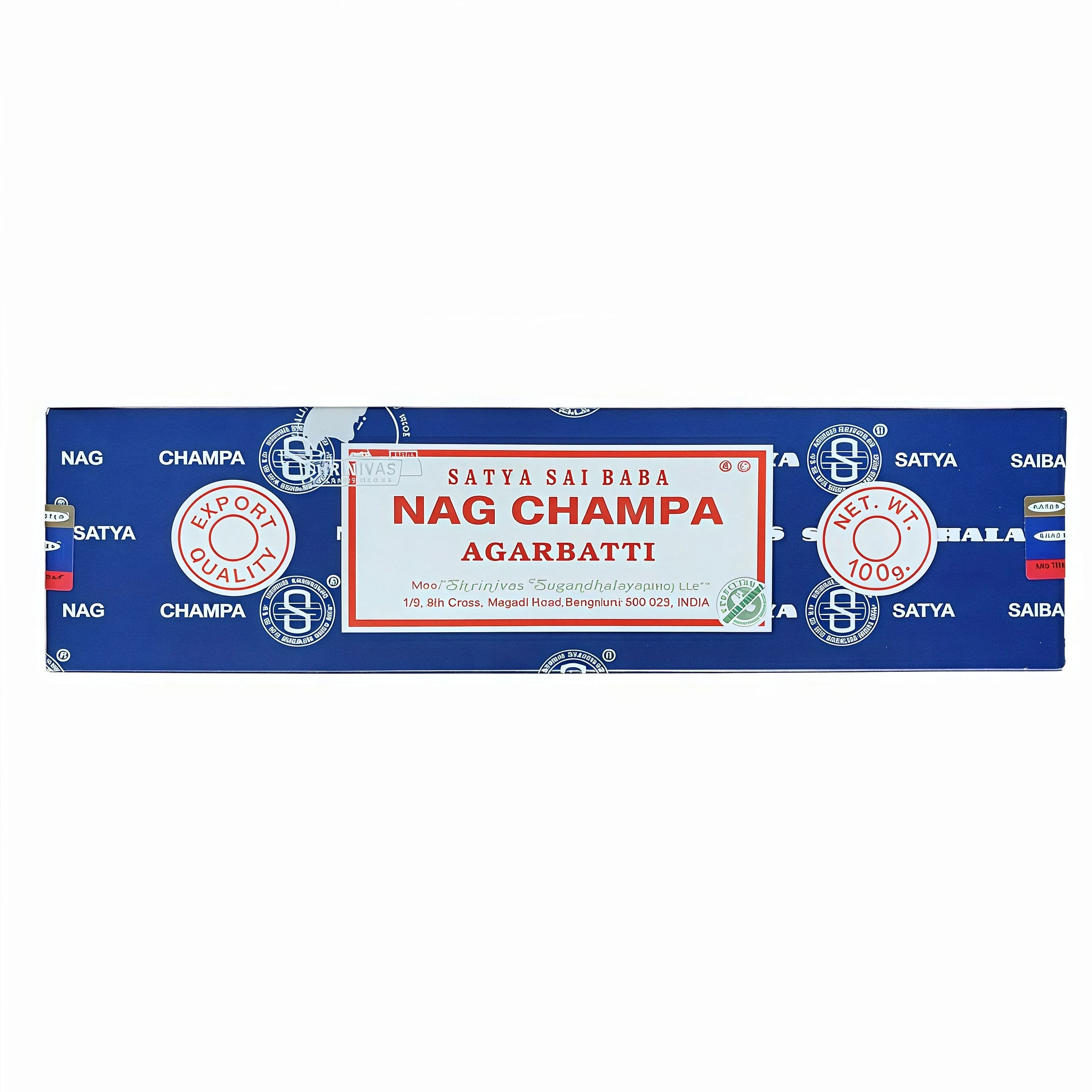 Satya Sai Baba Nag Champa Incense Sticks, 15-gram/40-gram/100-gram(Pack of 1)