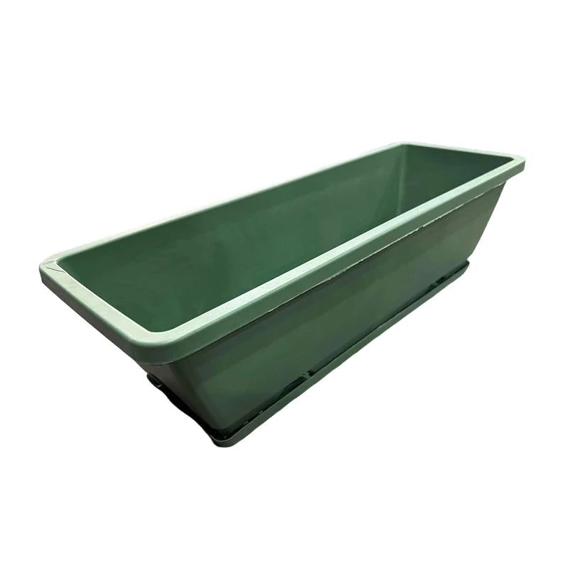 Indoor Self Absorbing Flower Pot For Vegetables Compact With Drainage Tray For Office Windowsill Or Home Decor