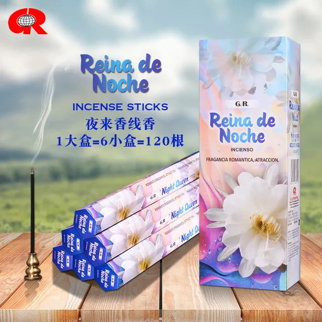 T68 20 Sticks Fragrances India Incense Stick Handmade Aromatherapy Sticks Sandalwood Lavender Meditation Incenses