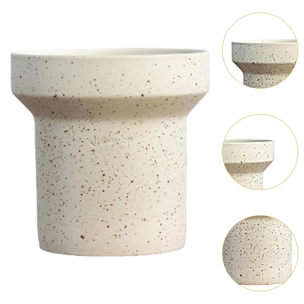 Flowerpot ,Delicate Planter, Plant Container ,Modern Flower Pot ,Decorative Vase for Dinner Indoor Plants Dried Flower