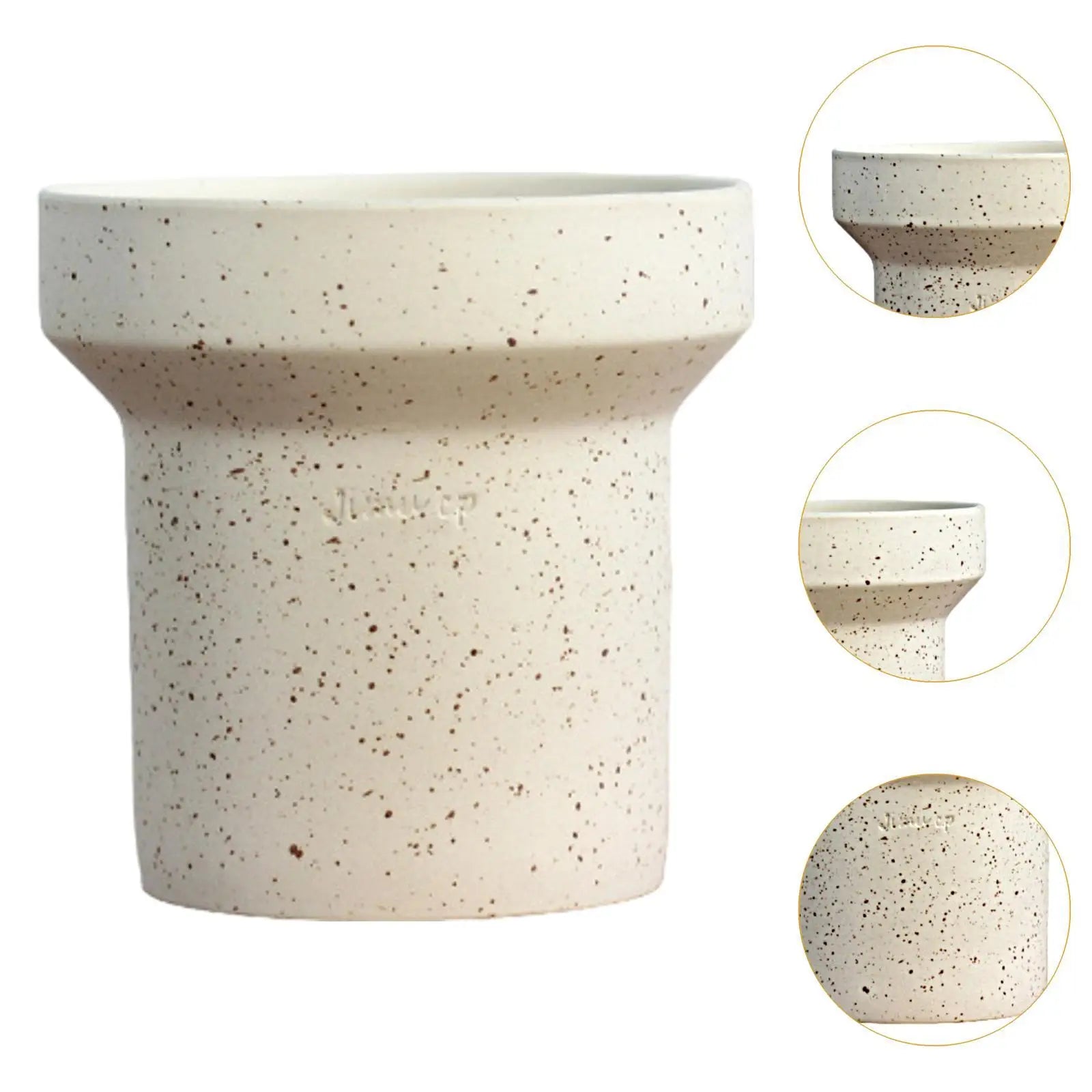 Flowerpot ,Delicate Planter, Plant Container ,Modern Flower Pot ,Decorative Vase for Dinner Indoor Plants Dried Flower