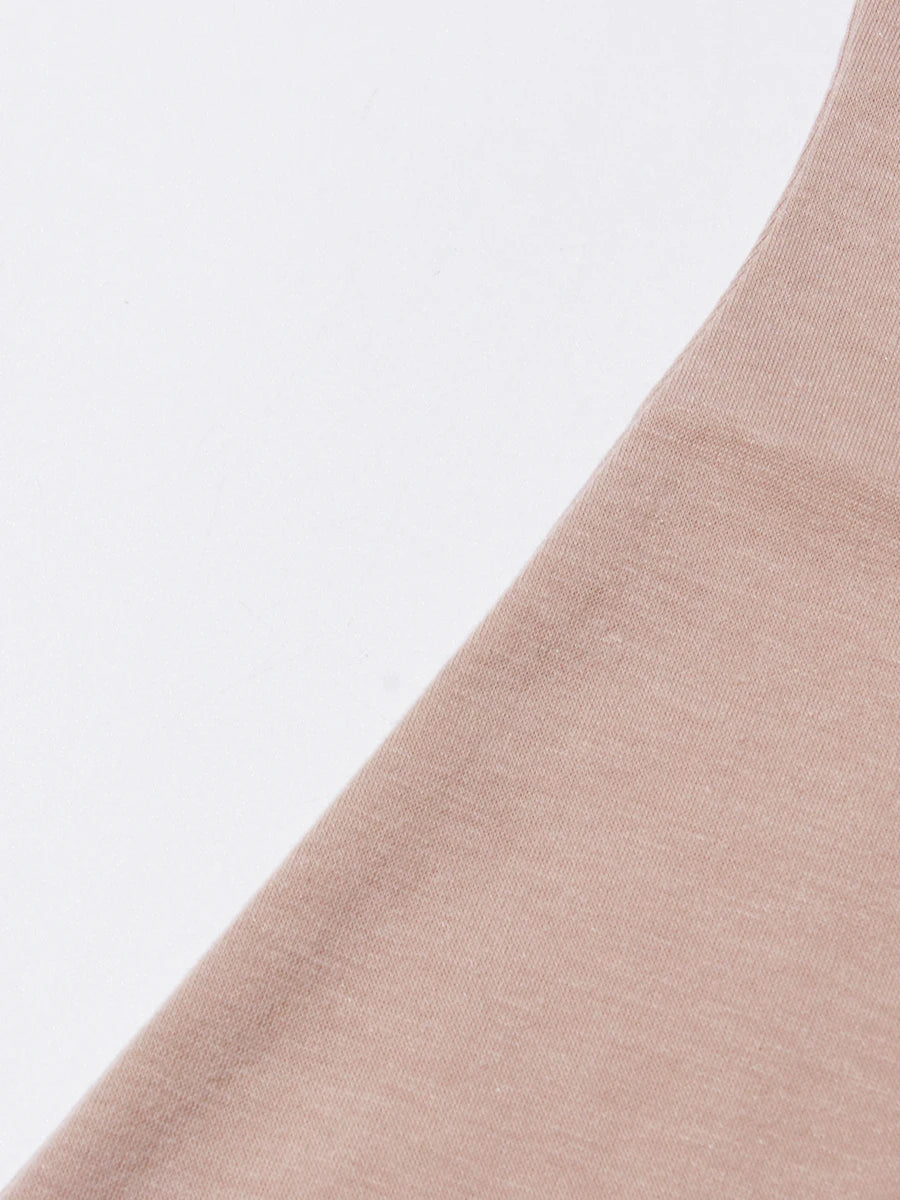 TWOTWINSTYLE Solid Slimming Spliced Ruffles Dresses for Women Round Neck Long Sleeves Patchwork Hollow Out Dress Female Clothing