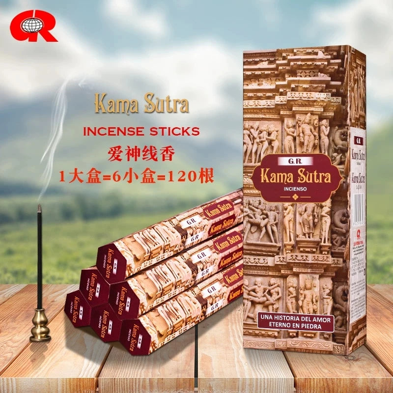 20 Sticks India Palo Santo Incense Sandalwood Household Bedroom Toilet Agarwood Tibetan Line Aromatherapy Incense Sticks