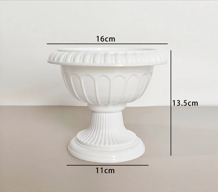 Plastic Succulent Pot, Nordic Minimalist Mini Planter for Desktop, Trending Indoor Flower Container