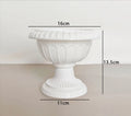 Plastic Succulent Pot, Nordic Minimalist Mini Planter for Desktop, Trending Indoor Flower Container