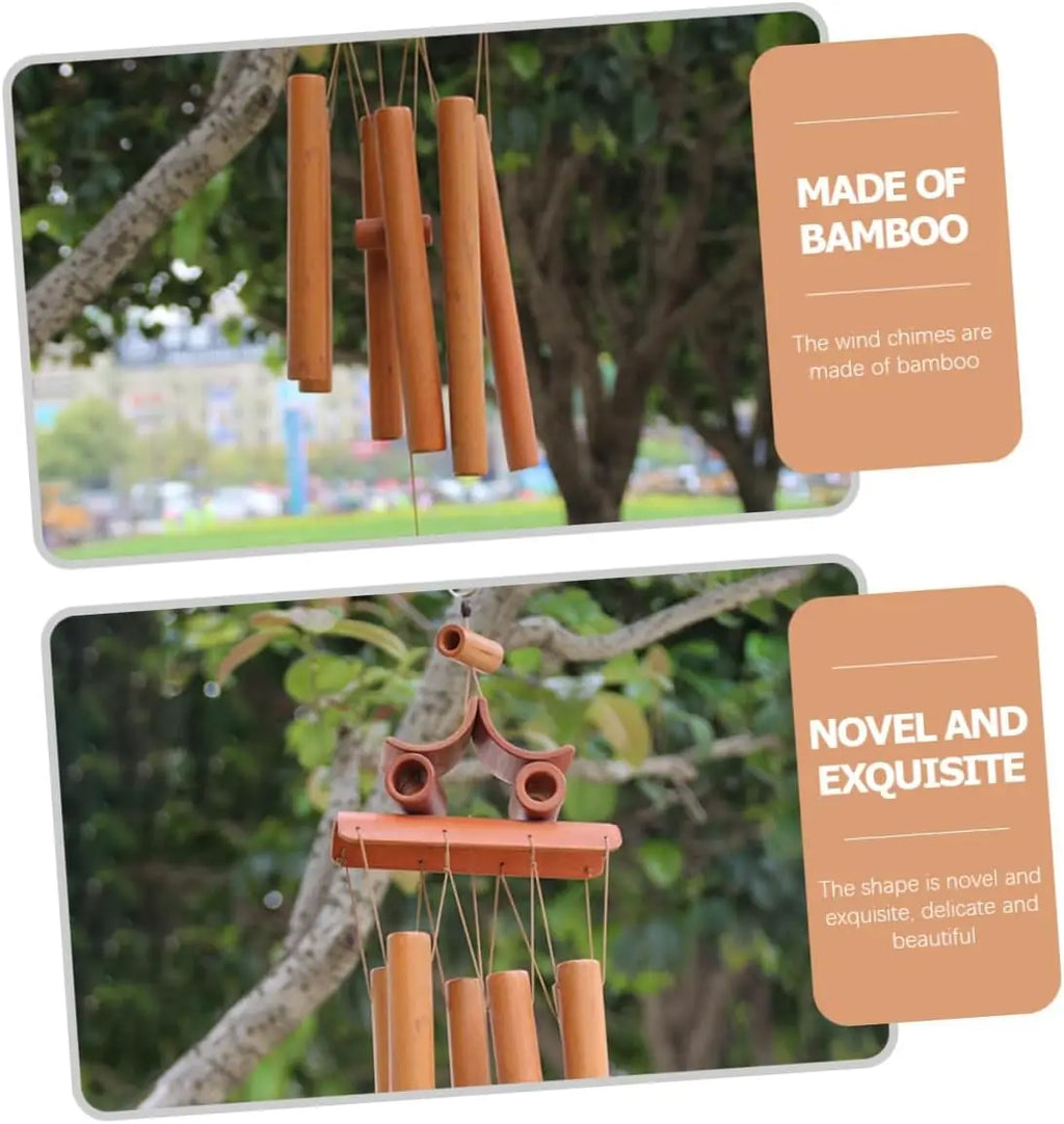 Wind Chime Handmade Garden Decoration Suitable for Porch, Patio, Outdoor Relaxing and Soothing Wind Chime for Home, Office, Temp