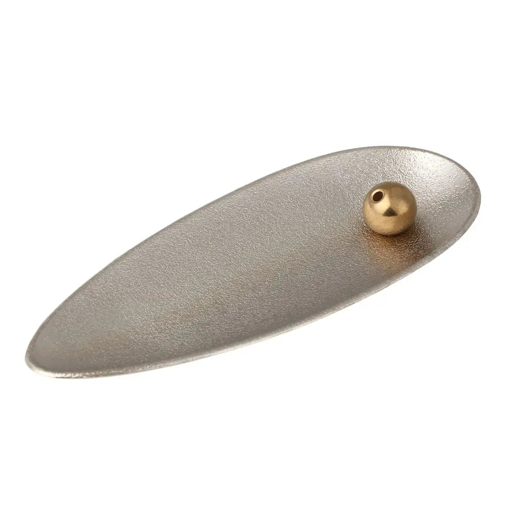 Incense Stick Holder for Sticks Japanese Style Healing Incense Burners with Ash Catcher Vintage Bronze Censer Rack 5.5 Inches