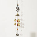 6 Bells Wind Chime with Butterfly Charms Home Garden Decor Chimes Handmade Feng Shui Hanging Wind Chimes Lucky Gifts for Friends