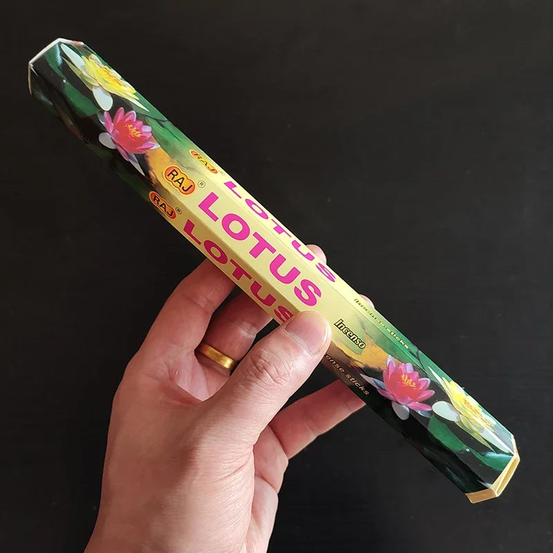 Y 20 Sticks Sandalwood India Incenses Natural Palo Santo Sage Indian Incense Stick Lavender Lotus Rose Line Tibetan Aromatherapy