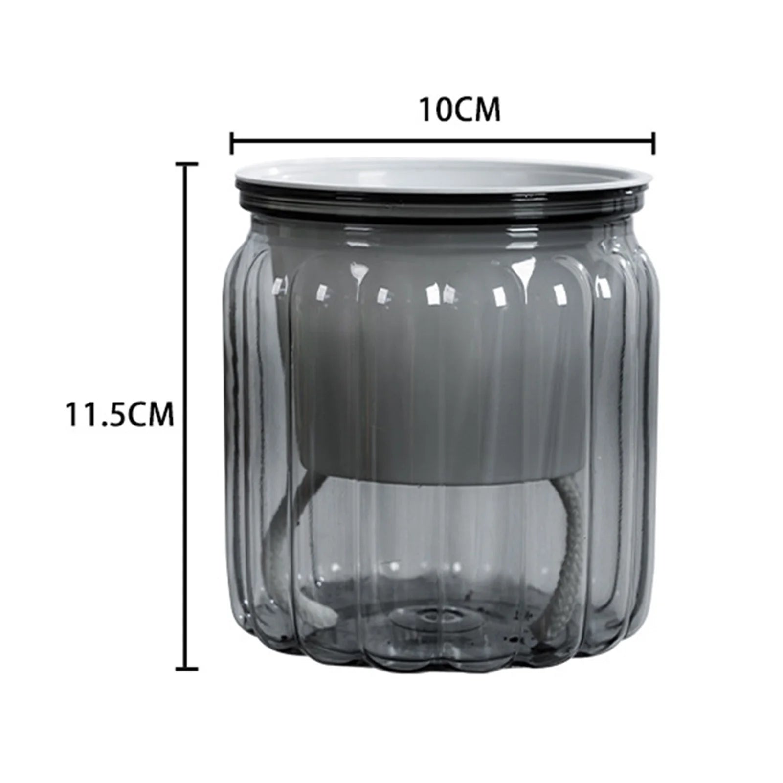 Modern Self-Watering Planters Indoor Translucent Stylish Minimalist Flower Container Home Decor Office Desk Plants Vases Gift